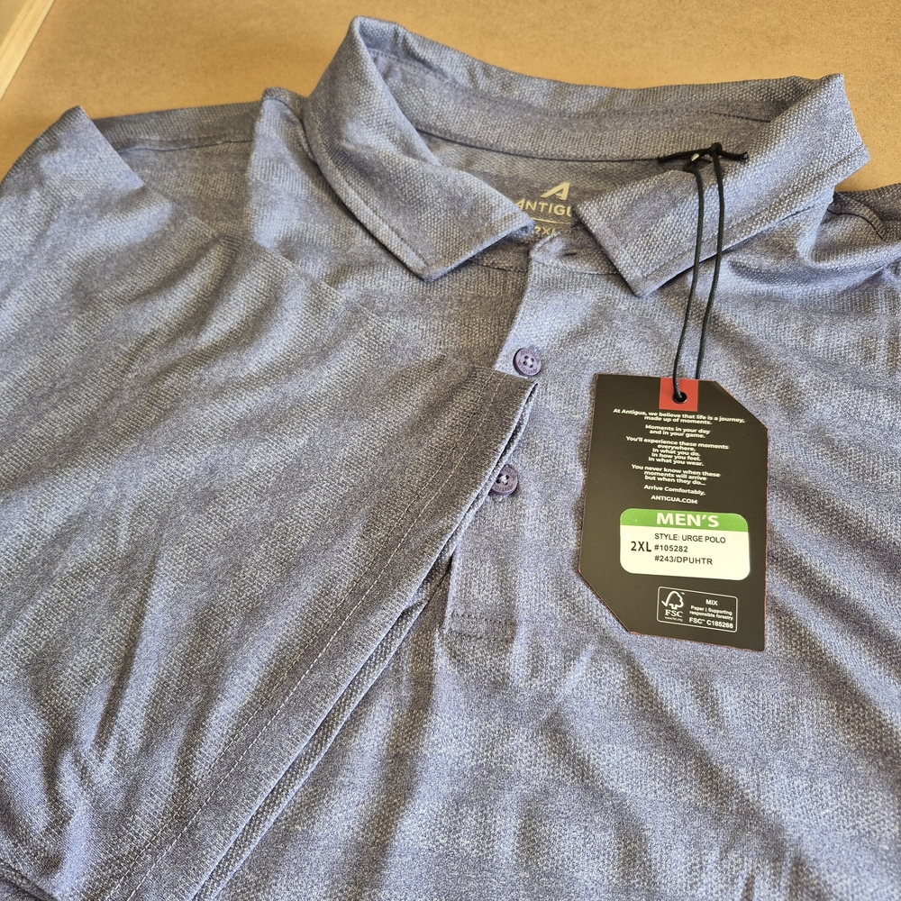 Antigua Men's Lavender Polo Shirt 2747/2